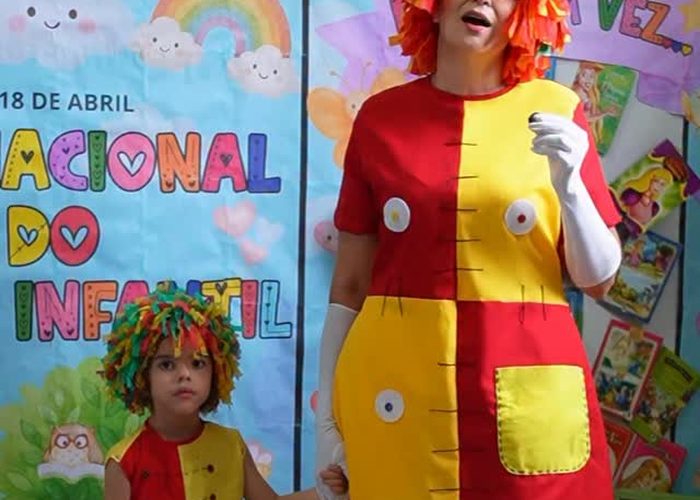 Contação de história para as turmas da Educação Infantil